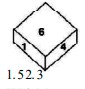 1. Three different positions of the same dice are shown. Find the number on the face opposite the face showing '4' . ఒక పాచిక యొక్క మూడు వేరు వేరు స్థితులు ఈ క్రింద చూపబడినవి .అయిన 4 అంకె వున్న ముఖానికి ఎదురుగా వుండు ముఖంపై అంకె అది ?